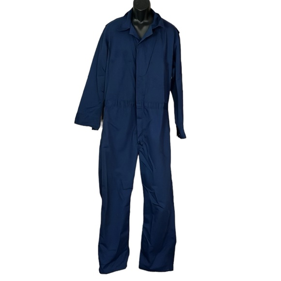 Unitog VINTAGE Size 46 Regular Utility Blue Coveralls - Picture 1 of 3